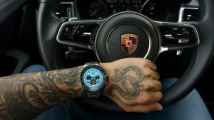 affordable watch shown while on the steering wheel