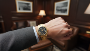 Perfect dress watch was worn on the wrist
